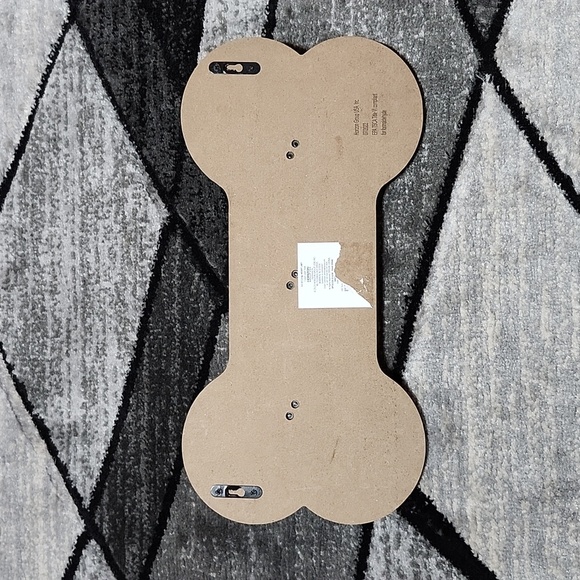 DOG BONE SHAPED WOOD WALL DECORATIVE DOG LEASH HOLDER - Picture 8 of 12